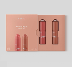 KIKO Milano Silky Cheeks Blush zestaw róż w sztyfcie 2x5g