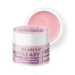 Claresa Soft&amp;Easy Builder Gel żel budujący Blinking Pink 12g