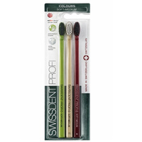 Swissdent Profi Colours Soft Medium szczoteczka do zębów 2szt+1szt