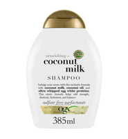 OGX Nourishing + Coconut Milk Shampoo nawilżający szampon z mleczkiem kokosowym 385ml