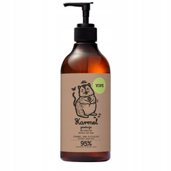 Yope Naturalne mydło do rąk Karmel &amp; Pistacja 500ml