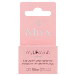 Miya Cosmetics MyLIPscrub naturalny peeling do ust z olejkami i masłem mango 10g