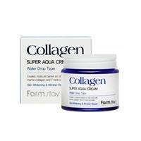 FarmStay Collagen Super Aqua Cream kolagenowy krem intensywnie nawadniający Water Drop 80ml