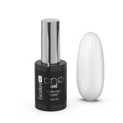 Excellent PRO One Coat Multifunction Fiber Base baza hybrydowa z włóknami Sparkling Snow 11g