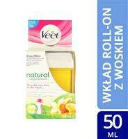 Veet Easy Wax Natural Inspirations wkład do elektrycznego systemu do depilacji ciepłym woskiem 50ml