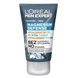 L'Oreal Paris Men Expert Magnesium Defense hipoalergiczny żel do mycia twarzy 100ml