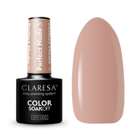 Claresa Color Soak Off UV/LED Perfect Nude lakier hybrydowy 5 5g