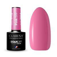 Claresa Color Soak Off UV/LED Pink lakier hybrydowy 519 5g