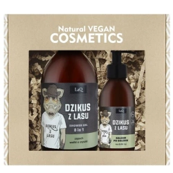 LaQ Dzikus z Lasu zestaw żel pod prysznic 500ml + balsam po goleniu 150ml