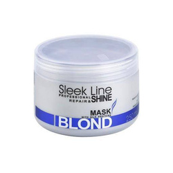 Stapiz Sleek Line Blond Mask maska z jedwabiem do włosów blond zapewniająca platynowy odcień 250ml