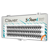 Clavier BeShaped jedwabne kępki rzęs skręt B 10D 6mm