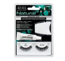 Ardell Natural 101 1 para sztucznych rzęs Black + Lash Adhesive klej do rzęs 2.5g + Lash Applicator aplikator do rzęs
