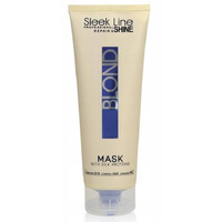 Stapiz Sleek Line Blond Mask maska z jedwabiem do włosów blond zapewniająca platynowy odcień 250ml