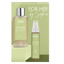 Saphir For Her zestaw woda perfumowana spray 100ml + mgiełka do włosów 75ml