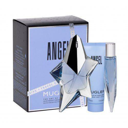 MUGLER Angel EDP 50ml + EDP 10ml + BODY MILK 50ml Pachnidełko