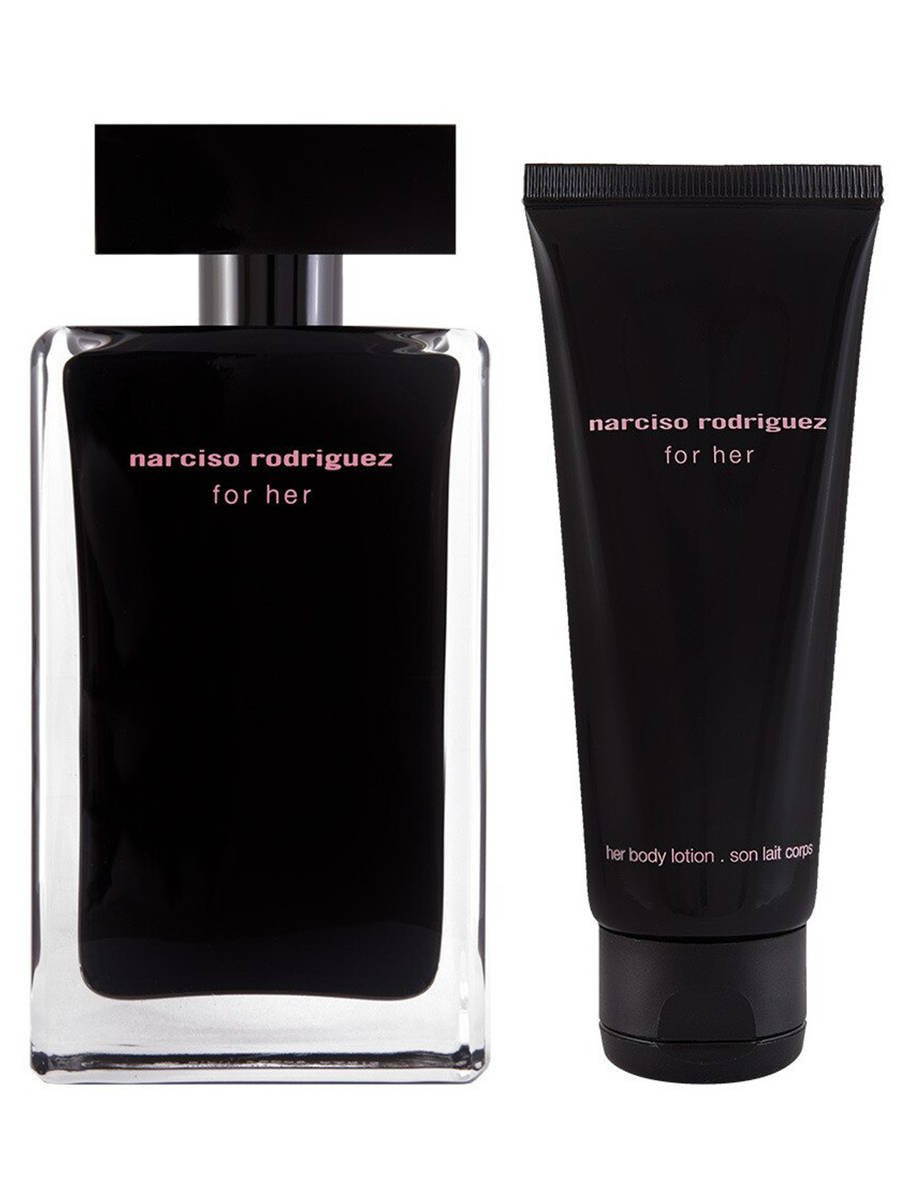 NARCISO RODRIGUEZ For Her EDT 100ml + BODY LOTION 75ml Pachnidełko