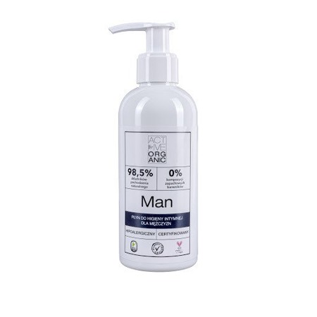 ACTIVE ORGANIC Man płyn do higieny intymnej dla mężczyzn 200ml