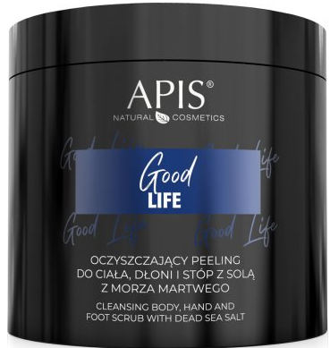 APIS Good Life oczyszczający peeling do ciała, dłoni i stóp 700g