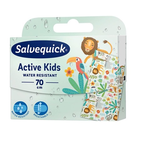 Active Kids Water Resistant plaster elastyczny dla aktywnych dzieci 70cm