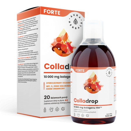 Aura Herbals Colladrop Forte kolagen morski 10000 mg 500 ml