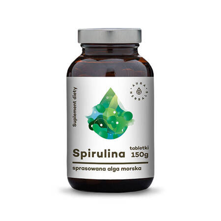 Aura Herbals Spirulina 150g 600 tabletek