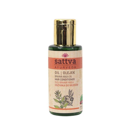 Ayurveda Brahmi Amla Oil ziołowy olejek do skóry głowy przyspieszający wzrost włosów 100ml