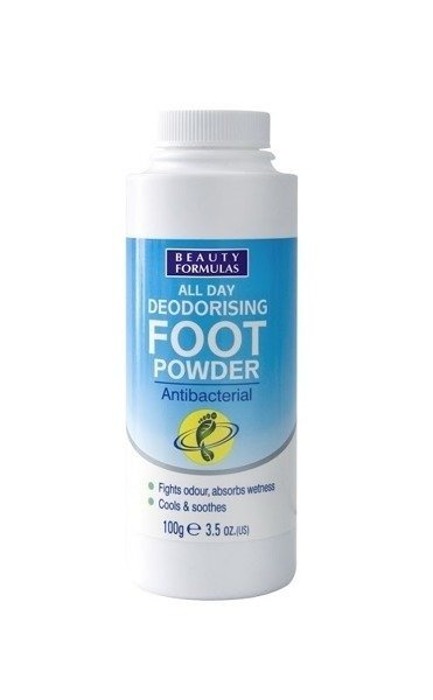 BEAUTY FORMULAS All Day Deodorising Foot Powder 100g