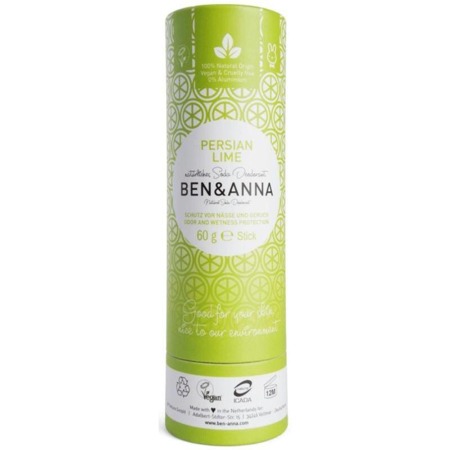 BEN&ANNA Natural Soda Deodorant Persian Lime 60g