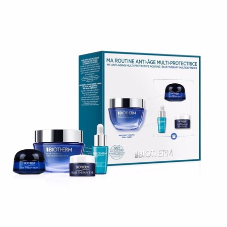 BIOTHERM Anti-Aging Multi-Protective Routine Blue Therapy Multidefender Cream SPF25 50ml + Night 15ml + Eye 5ml + Serum 7ml