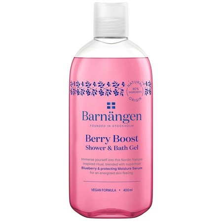 Barnangen Berry Boost żel do kąpieli i pod prysznic z olejkiem z czarnych jagód 400ml