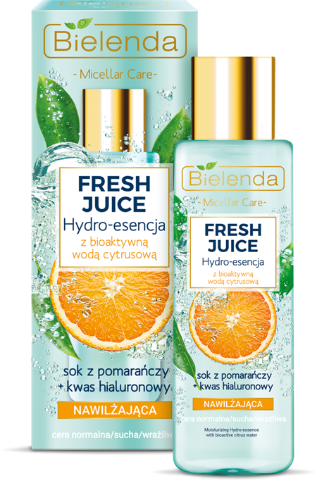 Bielenda  Fresh Juice Hydro-esencja nawilżająca z wodą cytrusową Pomarańcza 110ml