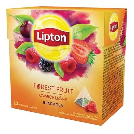 Black Tea herbata czarna aromatyzowana Owoce Leśne 20 piramidek 34g