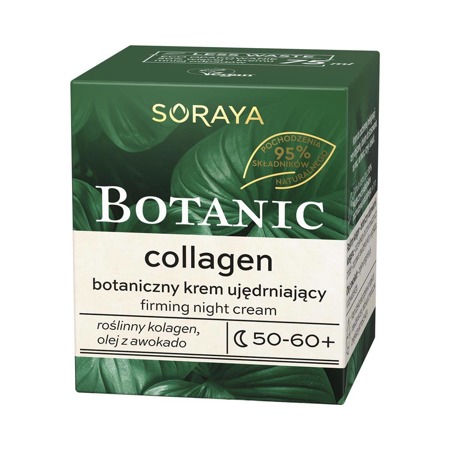 Botanic Collagen 50-60+ botaniczny krem ujędrniający na noc 75ml