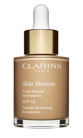 CLARINS Skin Illusion Natural Hydrating Foundation 110 Honey SPF15 30ml