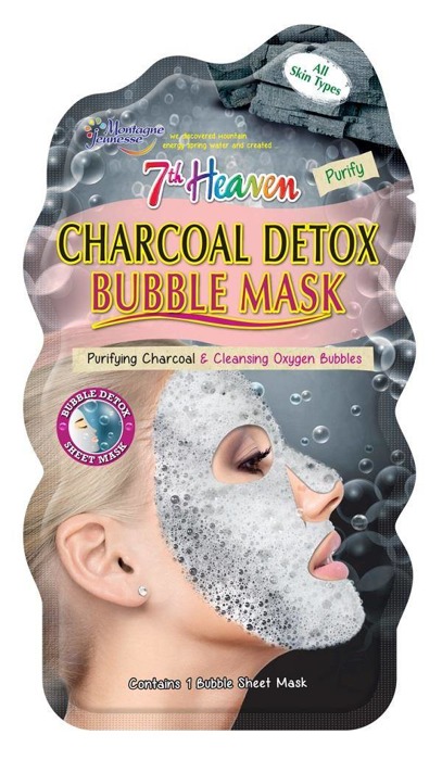 Charcoal Detox Bubble Mask detoksykująca węglowa maseczka bąbelkowa w płachcie do każdego typu skóry 1szt