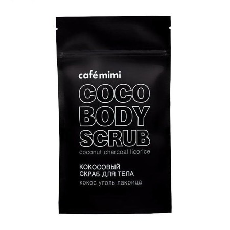 Coco Body Scrub kokosowy peeling do ciała Węgiel i Lukrecja 150g