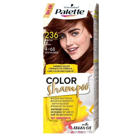 Color Shampoo szampon koloryzujący do 24 myć 236 Kasztan
