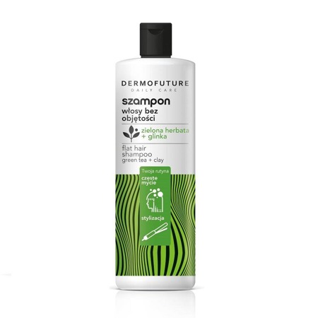 Daily Care szampon do włosów bez objętości Zielona Herbata & Glinka 380ml