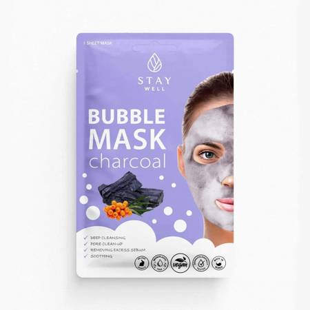 Deep Cleansing Bubble Mask głęboko oczyszczająca maska bąbelkowa do twarzy Charcoal 20g