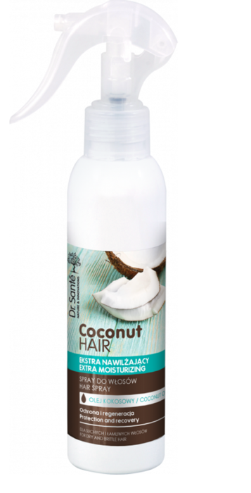 Dr. Sante Coconut Hair spray ekstra nawilżający z olejem kokosowym 150ml