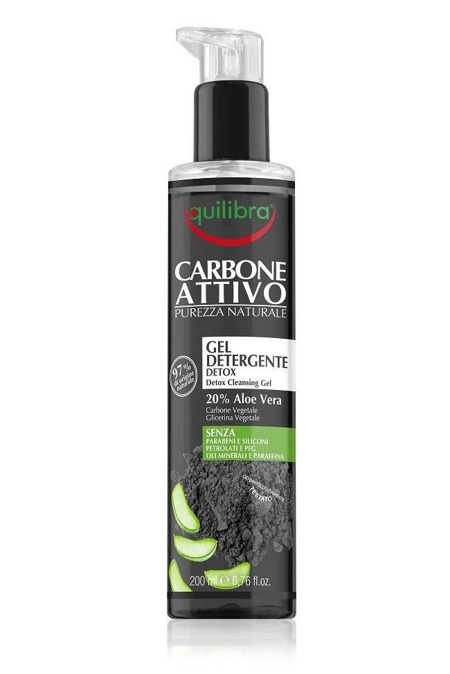 EQUILIBRA Carbo Detox Cleansing Gel Aloe Vera 200ml