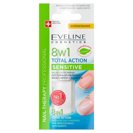 Eveline 8in1 Total Action Nail Therapy Sensitive 12ml