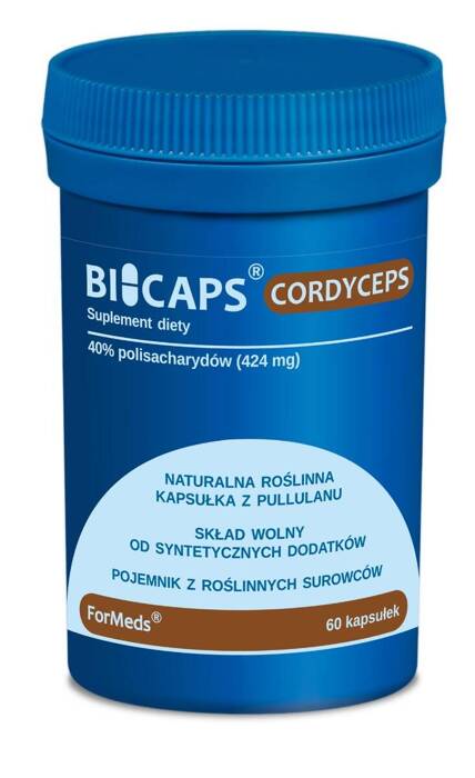 ForMeds Bicaps Cordyceps ekstrakt 1060 mg 60 kapsułek