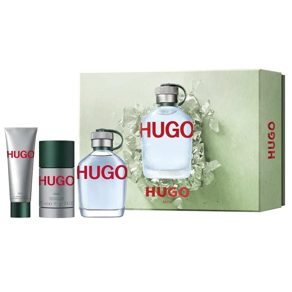 HUGO BOSS Hugo Man EDT 125ml + sztyft 75ml + SHOWER GEL 50ml