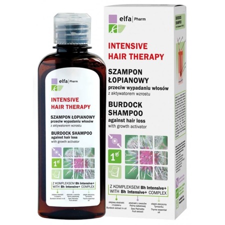 Intensive Hair Therapy Burdock Shampoo szampon łopianowy do włosów przeciw wypadaniu z aktywatorem wzrostu 200ml