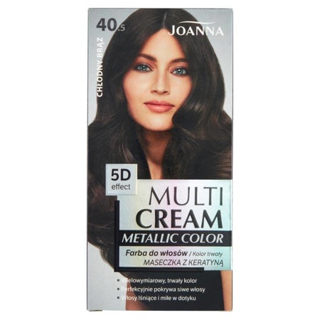 JOANNA Multi Cream Metallic Color 5D Effect 40.5 Chłodny Brąz