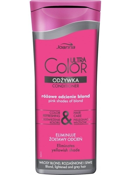JOANNA Ultra Color Conditioner odżywka różowe odcienie blond 200ml