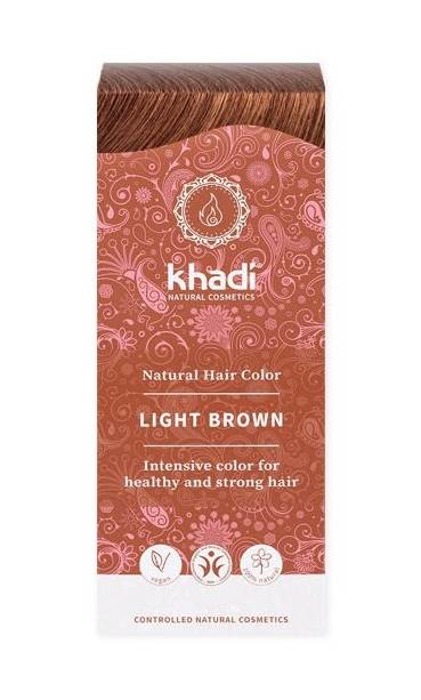 KHADI Herbal Hair Colour Jasny Brąz 100g