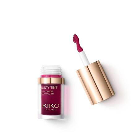 KIKO Milano Juicy Tint Lips & Cheeks Liquid Colour 03 Impressive Burgundy 5ml