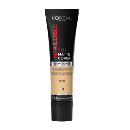 L'OREAL Infallible 32H Matte Cover Foundation 200 30ml